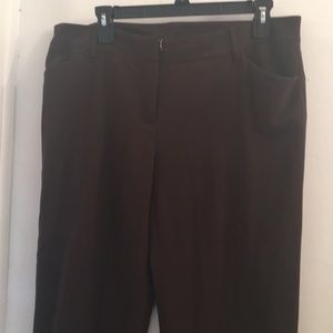 Women’s size 10 brown New Directions slacks